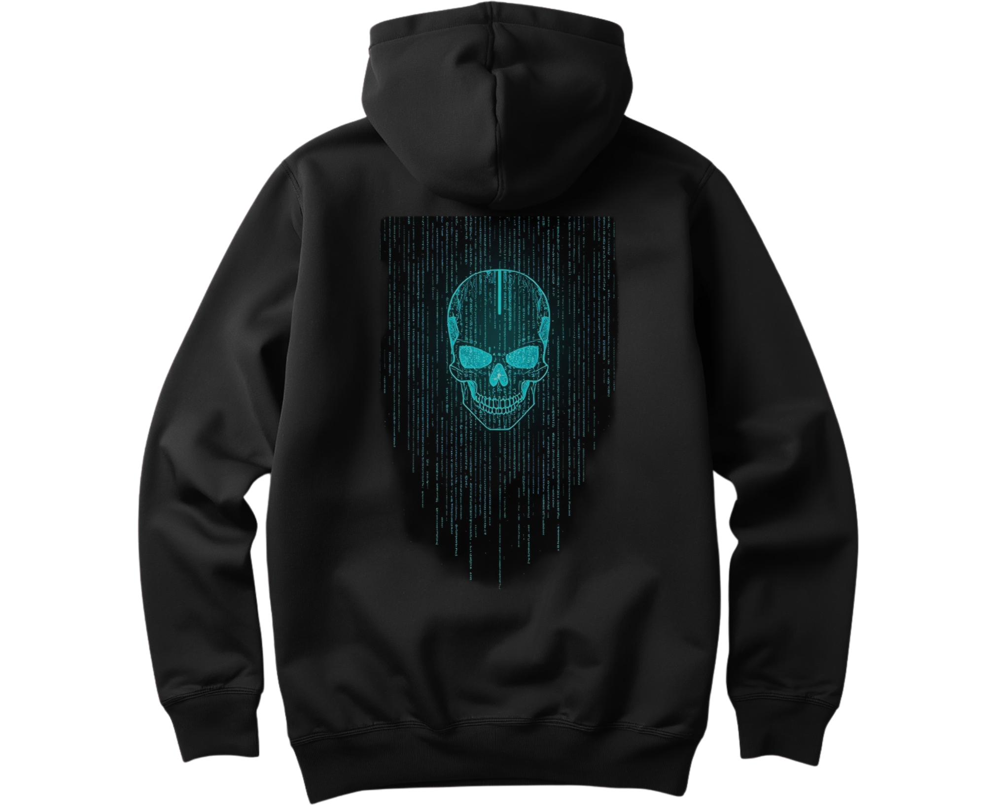 NEON MATRIX Oversize Hoodie Arka